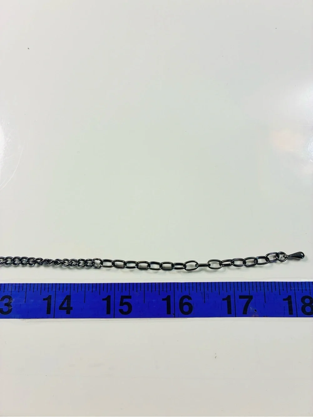 Statement Blue Stone Gunmetal Necklace - Women Jewelry Pre Loved - READ